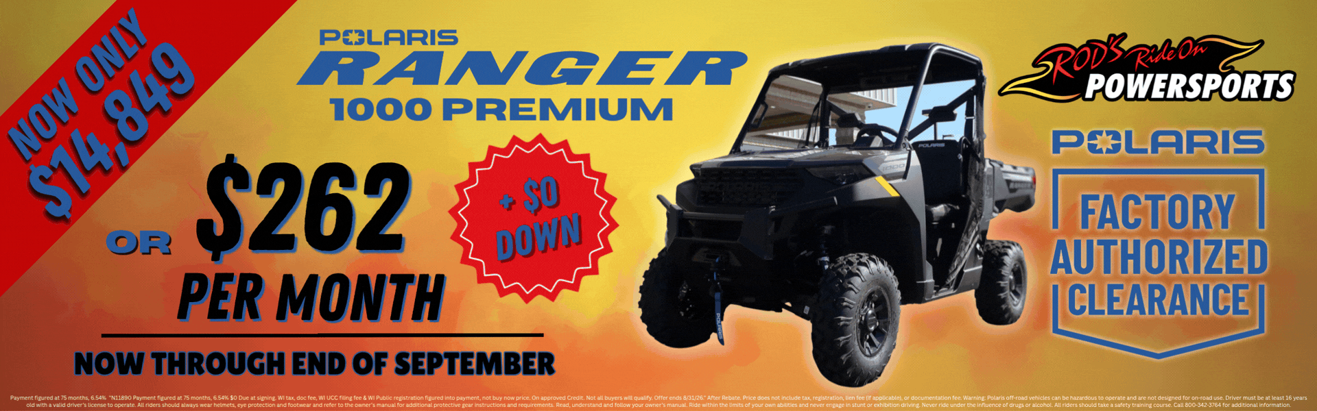 2026 Polaris Ranger 1000 Premium